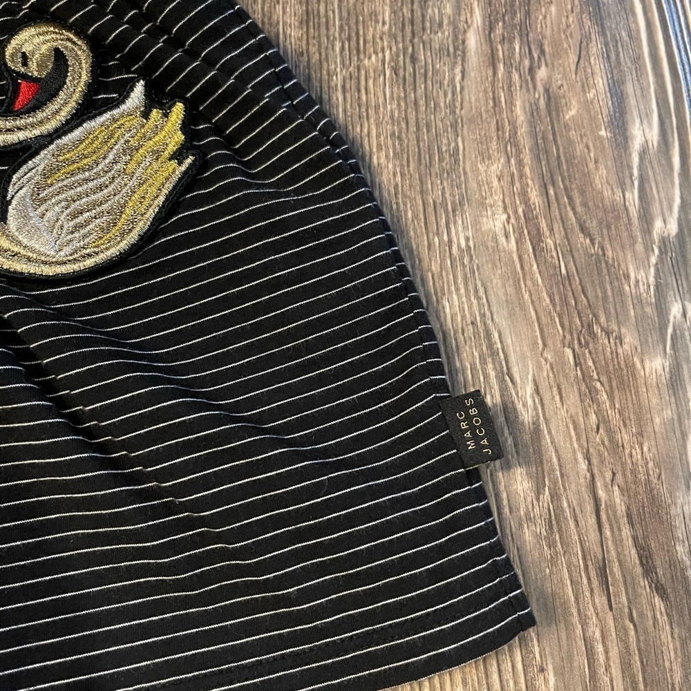 Little Marc Jacobs Swan Striped Dress - Picture 5 of 8